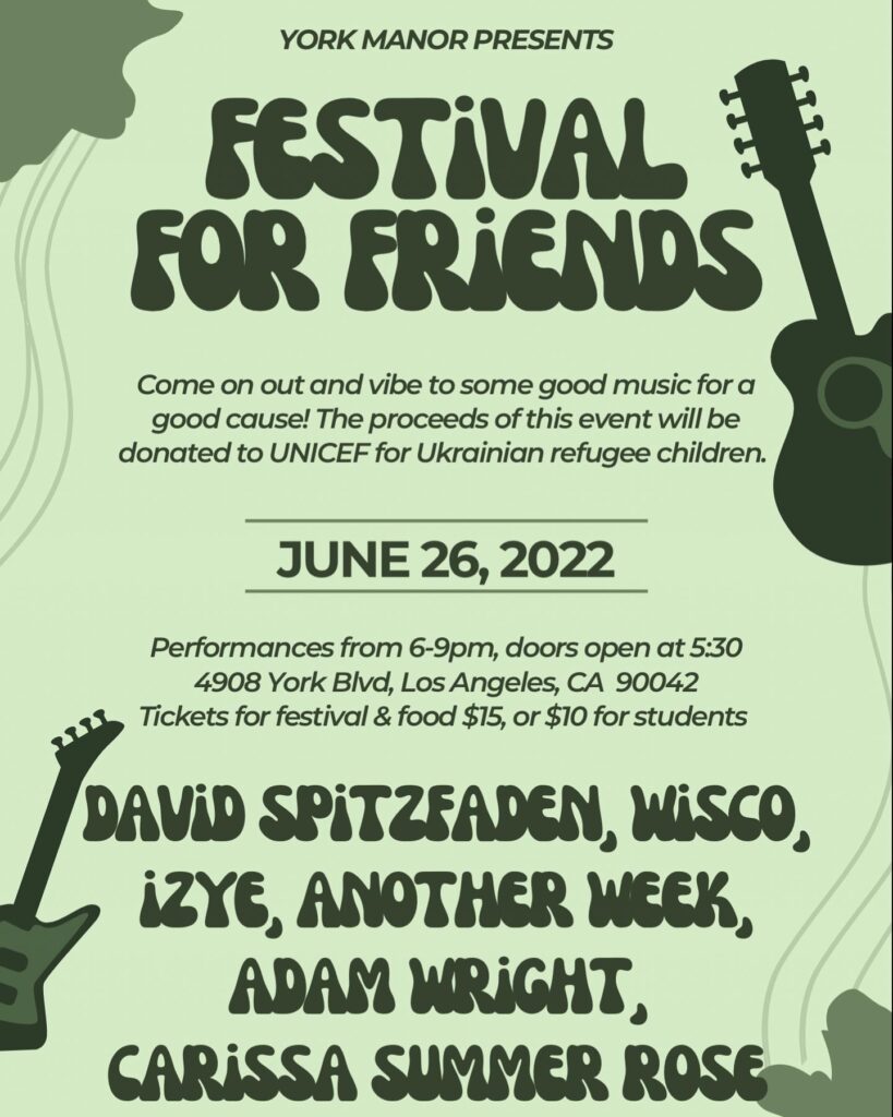 Festival For Friends poster.